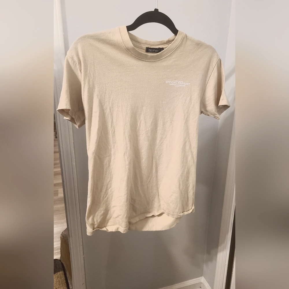 LIMITED EDITION BOOHOO OFFICIAL PRODUCT beige Shirt, Size  M